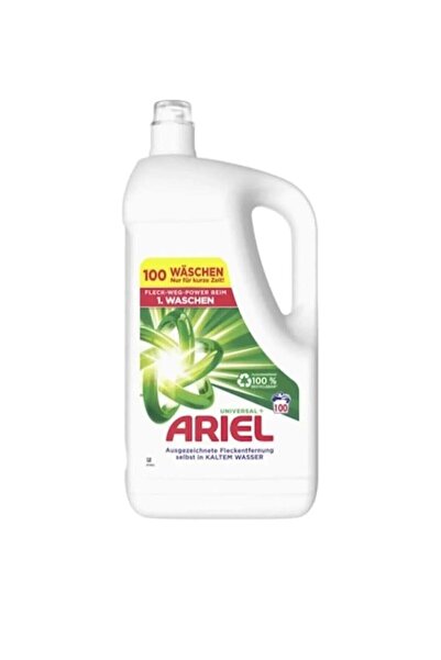 Ariel Detergent lichid de rufe , Ariel, Universal clean , 100 spalari, 5 litri