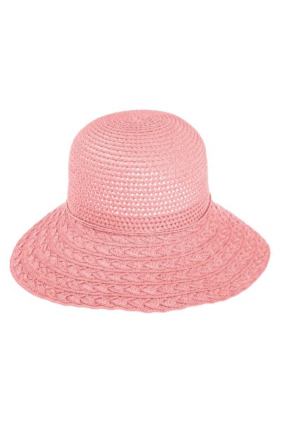 OEM Ροζ καπέλο με Δαντέλα για γυναίκες