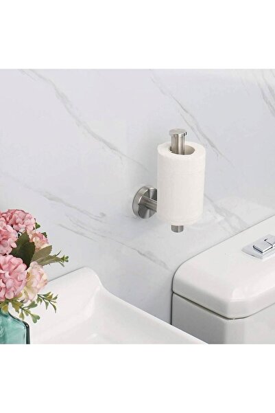 OEM Suport din Otel Inoxidabil Argintiu pentru Hartie Igienica 16x8cm