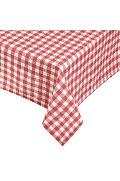 OEM Easter Tablecloth with Red Checkered Pattern 240x140cm