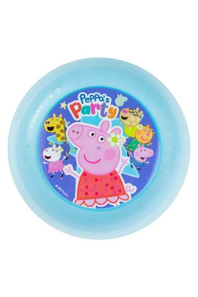 OEM Farfurie din Plastic Bleu Reutilizabila Peppa Pig 21cm