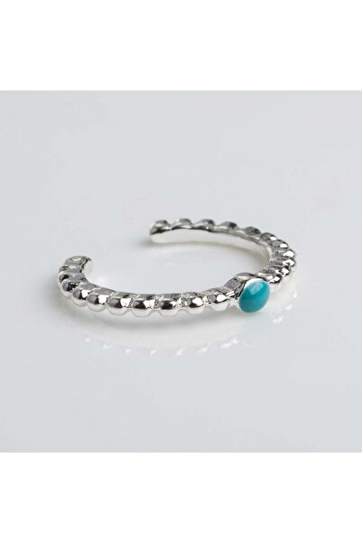 OEM Inel Picior de Culoare Argintie cu Piatra Trucoaz pentru Femei