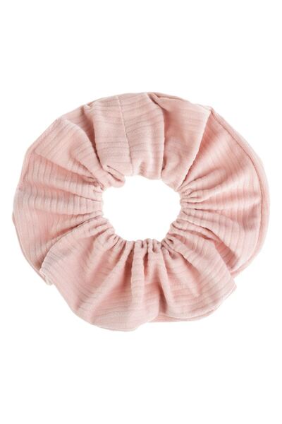 OEM Elastic Par Catifelat Ribbed Powder Pink pentru Femei