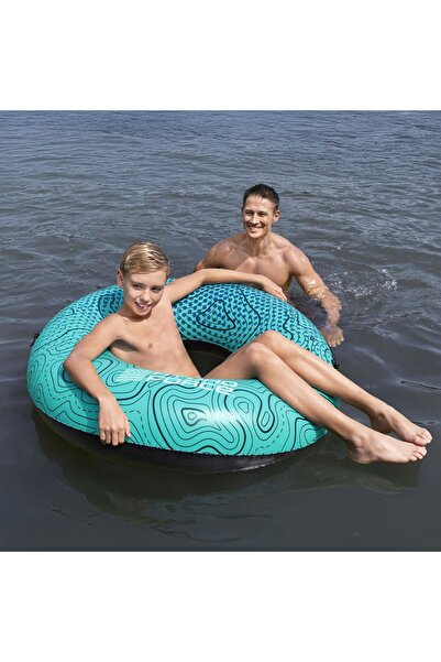 OEM Colac Gonflabil Verde cu Modele Bleu Ø119cm - Bestway