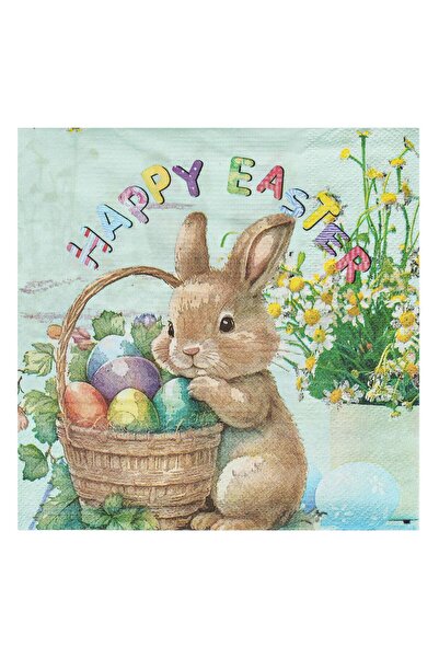 OEM Servetele de Masa de Petrecere cu 2 Straturi Model Iepuras cu Cos & Oua d...