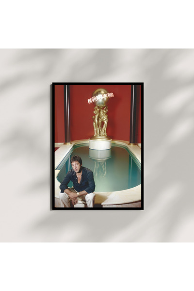 Kracket Scarface The World Is Yours Heykel Çerçeveli Tablo Dekorasyon Poster ...