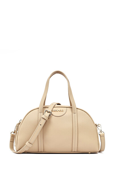 Derimod Women's Beige Long Strap Classic Shoulder Bag 25Wbd238518