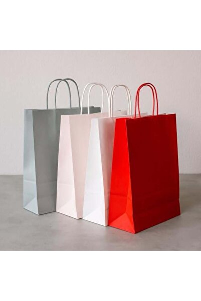 Generic أكياس تسوق ورقية بمقابض ملتوية