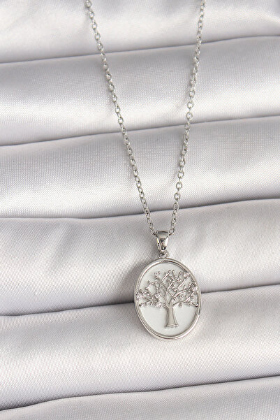 blackpure 316L Steel Silver Color Chain Zircon Stone Embroidered White Enamel...