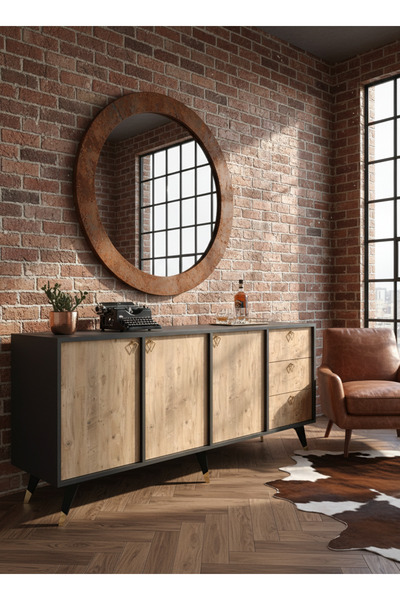 online fırsat mutlu ol mutlu kal RESİTAL KONSOL - GK2001-4-6 - GOLD Modern 18...