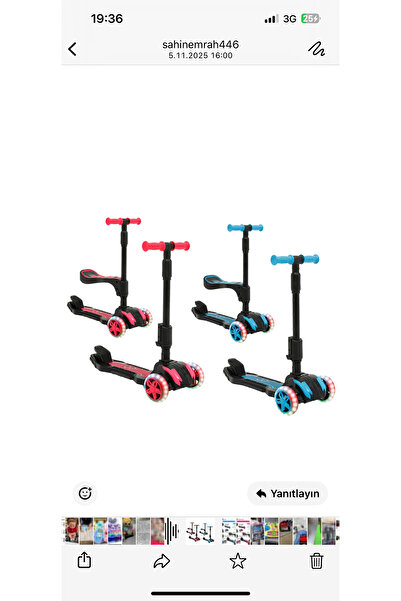 Erdem Oyuncak Işıklı Scooter