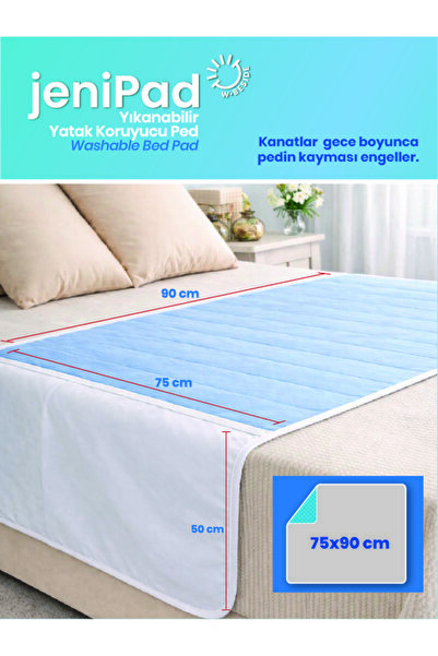 JeniPad Patient and Baby Washable Ultra Absorbent Liquid-Proof Reusable Mattr...