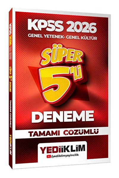 Ankara Kitap Merkezi 2026 KPSS Genel Yetenek Genel Kültür Tamamı Çözümlü Süpe...