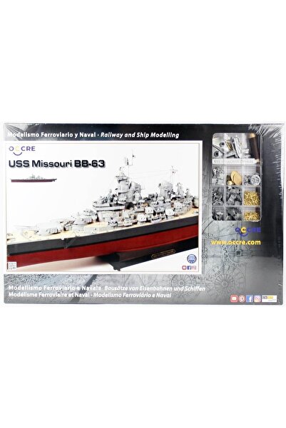 Occre 16002 1/200 Ölçek, USS Missouri BB-63 Model, 136 cm. Amerikan Savaş Gem...