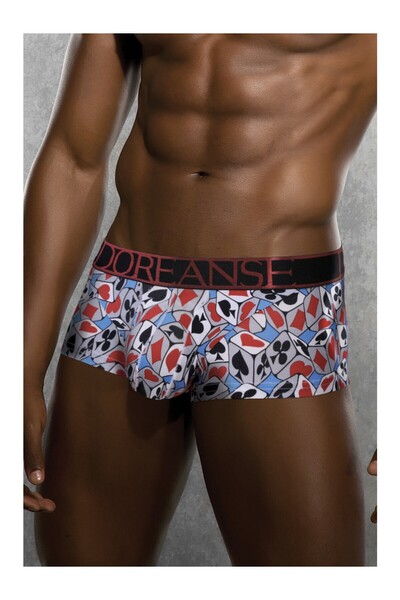 Doreanse Men'S, Exclusive, Modal-Cotton, Waistband, Playing Cards Patterned M...