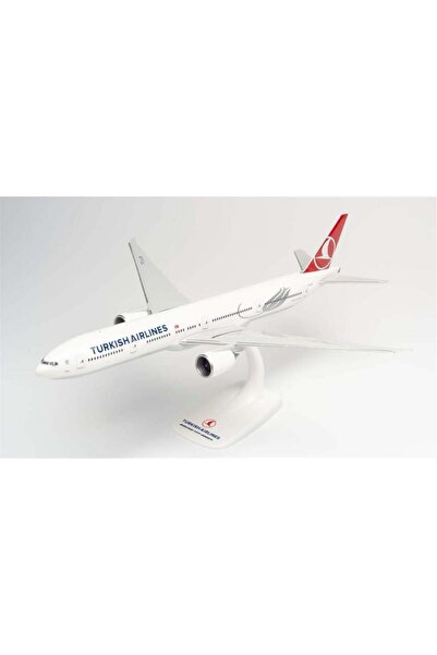 Herpa 613057 1/200 Ölçek, B777-300ER Turkish Airlines TC-Izmir, Snapfit, Serg...