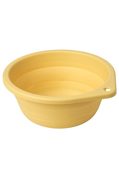IKEA PEPPRIG Basin, foldable/yellow, 27 cm