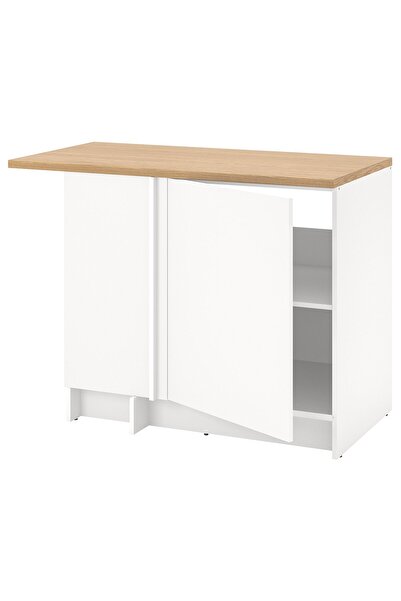 IKEA Dulap inferior de colț KNOXHULT, alb, 100 x 91 cm