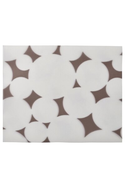 IKEA Suport pentru farfurii VÅRKLYNNE, model alb/negru, 36 x 29 cm