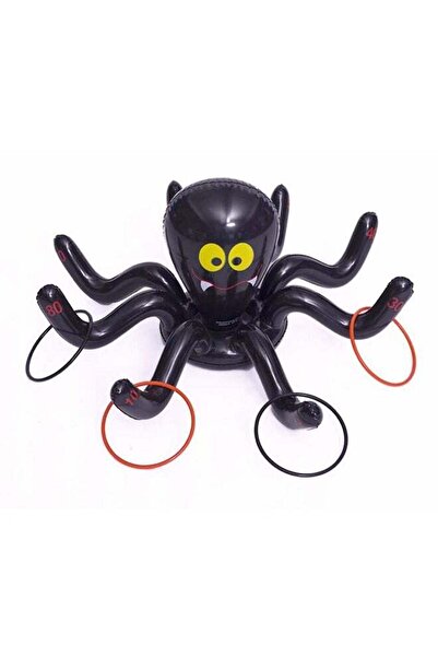 Arabest Children's Fun Large Inflatable Spider Ring Throwing Game Set