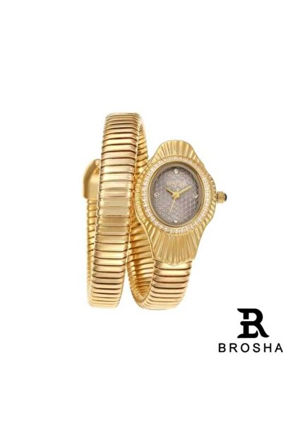 Brosha Golden Snake Watch