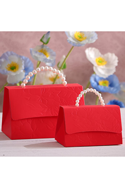 Choice Other Other S-Red-5Pcs Set of 5 Luxurious Wedding Mini Gift Boxes with...