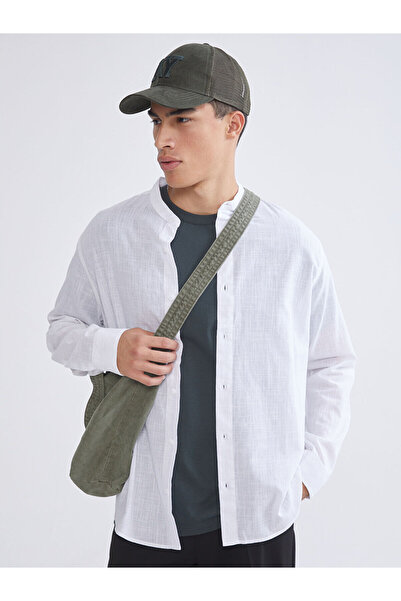 LC Waikiki White Regular Fit Poplin Men's Shirt