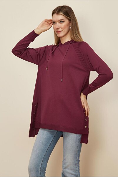 Alvina Hooded Knit Tunic 45855