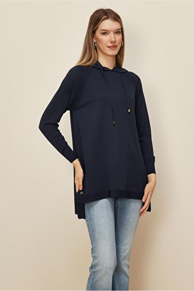 Alvina Hooded Knit Tunic 45855