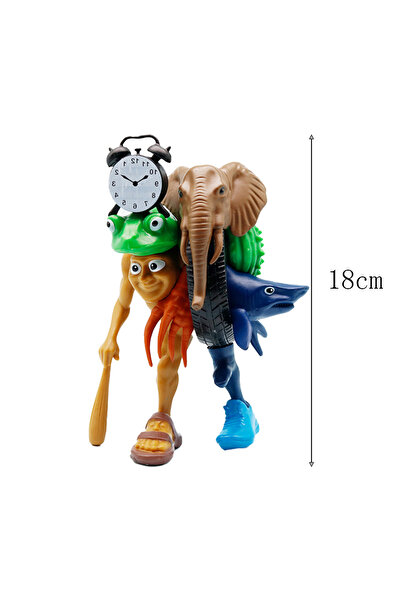 BANDAI 18cm 1P New Tung Tung Tung Sahur Tralalero Tralala Italian Brainrot Mo...