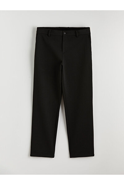 LC Waikiki Men's Black Standard Fit Trousers