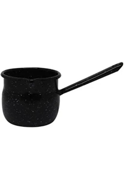 VEF Enameled kettle, red, 12x11cm cm Focsani