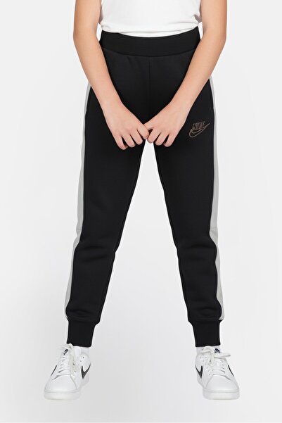 Nike Kids Girl Sportswear Fit Training Sweatpants, Black