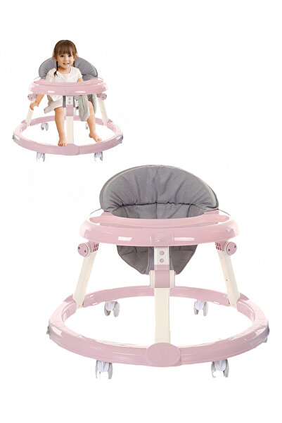 KidLe Multifunctional Baby Walker with Adjustable Height Detachable Music Board