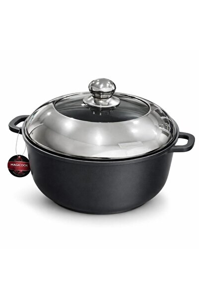 Biki 5L 28cm Non-stick Soup Pot with Stainless Steel Lid