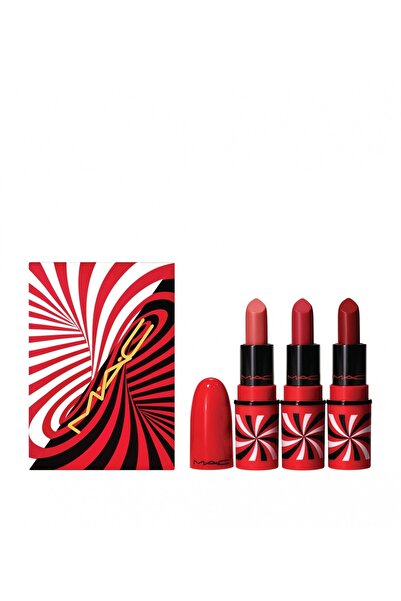 MAC Cosmetics Set Tiny Tricks: Mini, Ruj Crem, Awespicious, 1,7 g + + Mini, R...