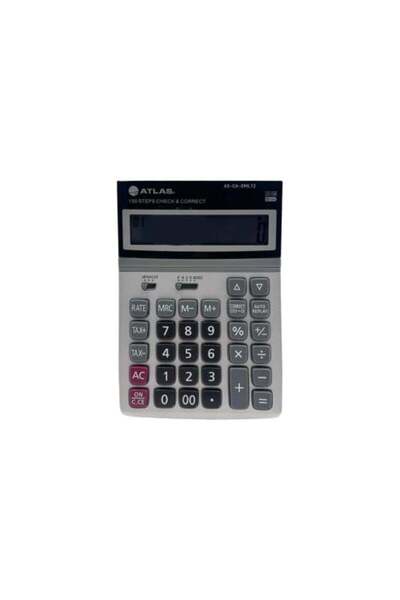 Atlas Desktop Calculator 12 Digits Battery and Solar