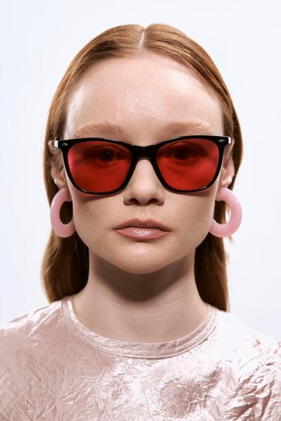 Bilge Karga Cebe Black Red Sirkadiyen Balance Glasses