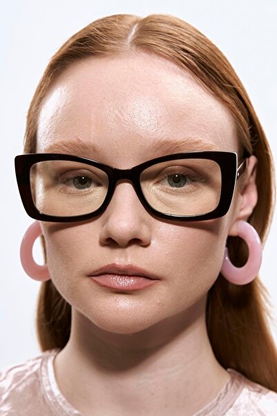 Bilge Karga Greta Dark Brown Blue Light Protective Glasses