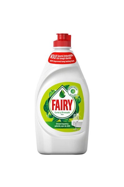Fairy Set 5 x Detergent de Vase Lichid, Fairy, Mar, 450 ml
