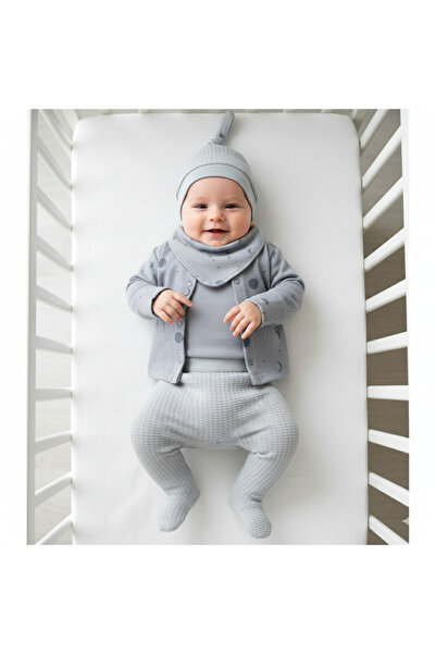 Moi Noi Ay Desenli 5'li Zıbın Set