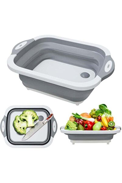 Arabest Foldable Multifunctional Cutting Board,Foldable Vegetable and Fruit W...