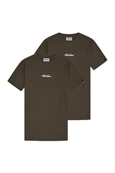 Ellesse Herren T-Shirt 2er Pack - OLLIO 2, Kurzarm, Rundhals, Logo, Baumwolle...