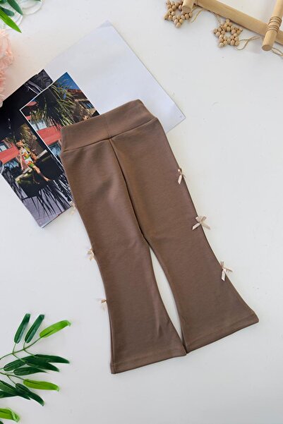 Minigimin Cicileri بنطلون ضيق مرن للفتيات من مينيجيمين سيكليز مع تفاصيل فيونك...