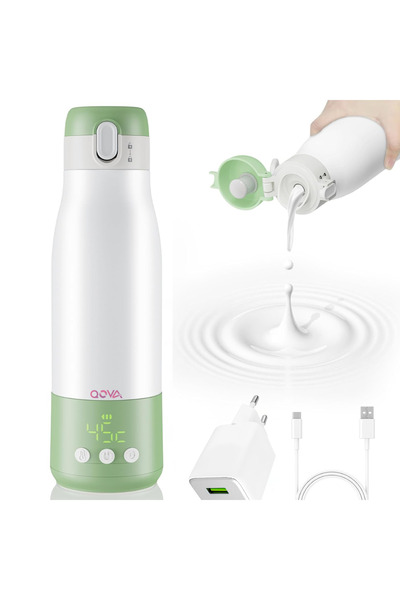 Qova Încălzitor portabil inteligent pentru lapte și lapte matern – 9000 mAh, ...