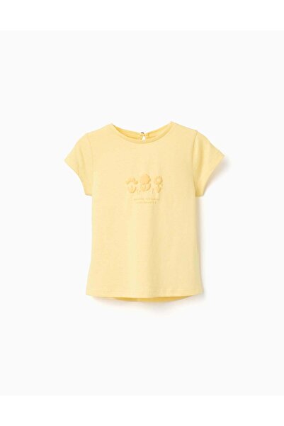 Ziddy SS TSHIRT JERSEY, LIGHT YELLOW, 12/18M