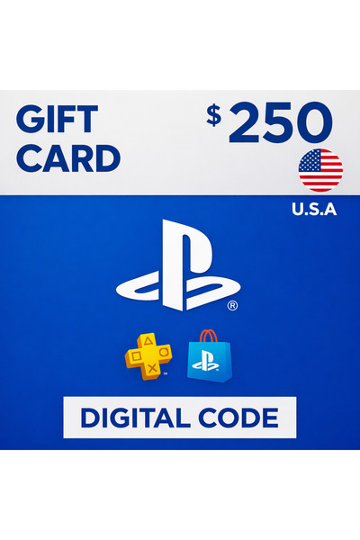 Sony PlayStation Store 250 USD Hediye Kartı - Amerika