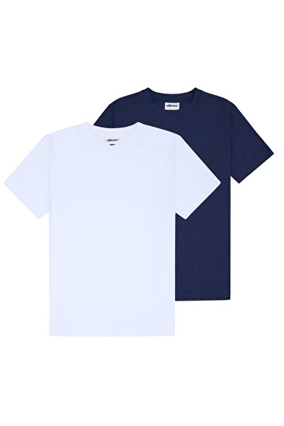 Ellesse Herren T-Shirt 2er Pack - ACCIANO, Kurzarm, Rundhals, Logo, Baumwolle...