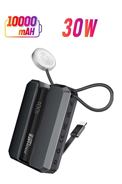 Promate Power Bank, Ultra-Slim Universal Portable Power Pack 10000mAh