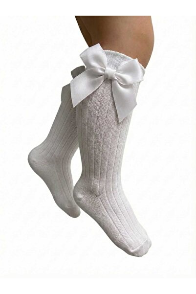 NoNameStore7 Sosete cu fundita pentru fetite si bebelusi, 95% bumbac, Design ...